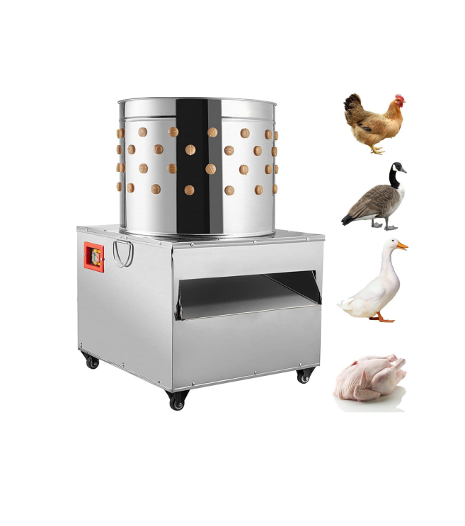 Chicken Plucker Machine - เครื่องถอนขนไก่ 1500W พร้อมชุดมีดแล่เนื้อ Dexter-Russell ขนาด 6