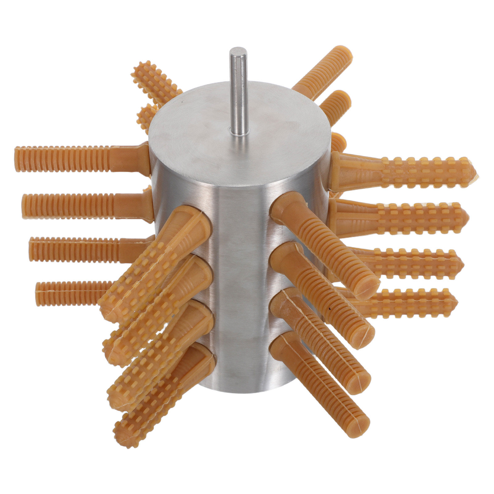 Chicken Plucker Machine - เครื่องถอนขนไก่สแตนเลส 24 นิ้ว เครื่องมือถอนขนสัตว์ปีกแบบพกพา ทนทาน เหมาะสำหรับการแปรรูปเป็ด