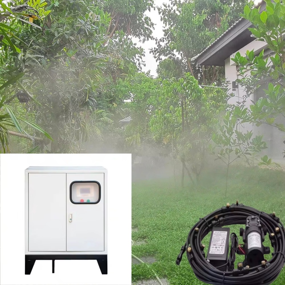 Farming Equipment For Agriculture - อุปกรณ์สำหรับฟาร์มโค เครื่องพ่นหมอกเย็น เครื่องพ่นยาทางการเกษตร เครื่องพ่นหมอกเย็นแบบติดตั้งบนพื้น