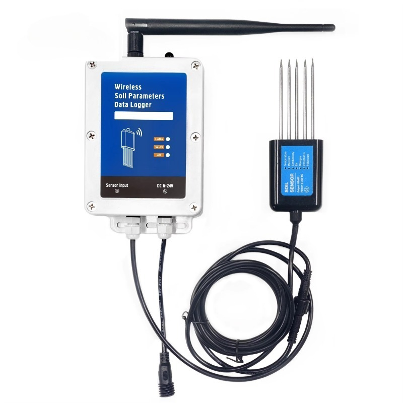 Soil Moisture Sensor - เซ็นเซอร์วัดความชื้นในดิน อุณหภูมิ ค่า EC ค่า pH
