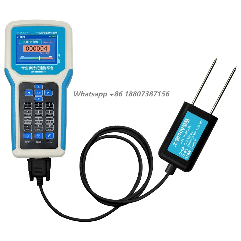 Soil Moisture Sensor - เครื่องวิเคราะห์ดินสำหรับการเกษตร NPK PH EC เซ็นเซอร์วัดความชื้น 7
