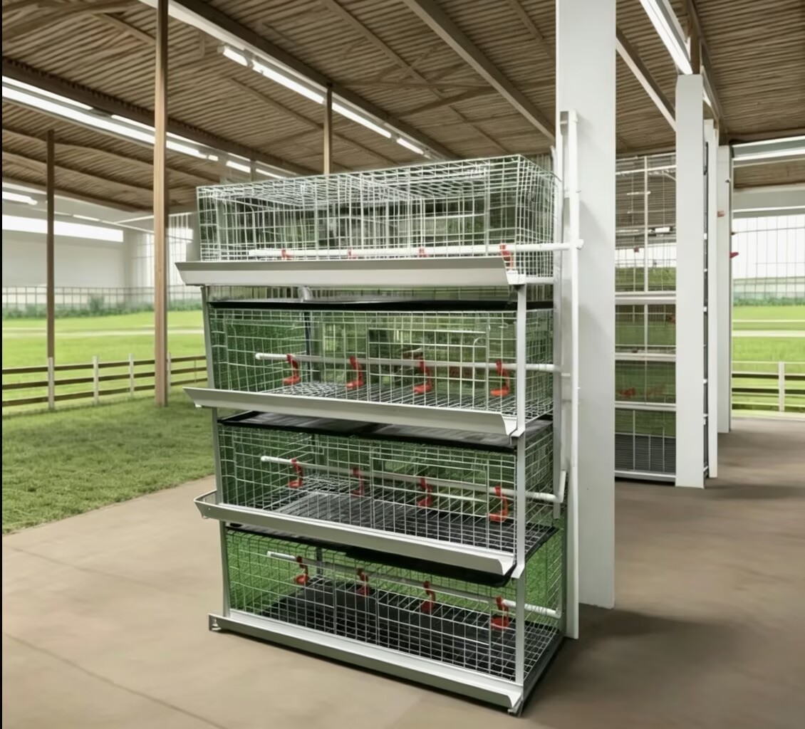Farming System & Sustainable Agriculture - ระบบกรงไก่เนื้อแบบ H ใหม่ สำหรับฟาร์มสัตว์ปีกแบบแบตเตอรี่ 4 ชั้น