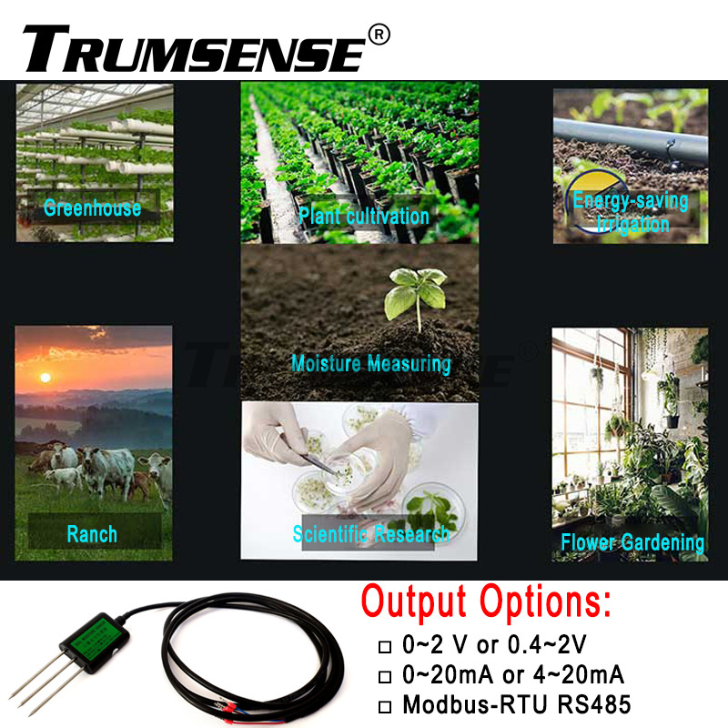 ชิปยุคใหม่ทรัมเซนส์ เอกริคเจอร - Soil Moisture Sensor บทวิจารณ์และราคา