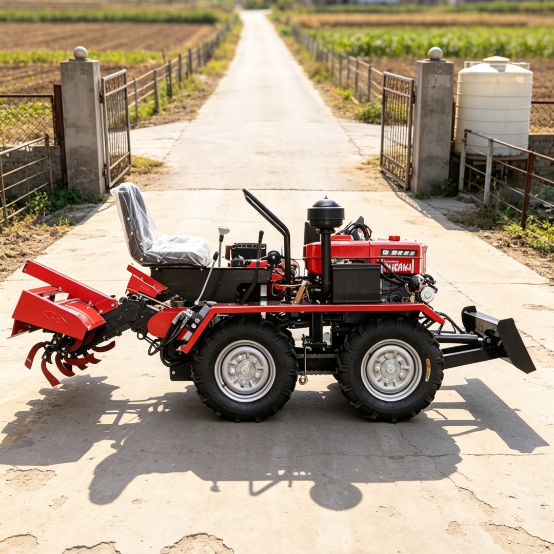 เครื่องพรวนดินแบบ 4 ล้อ 4WD ที - Agriculture Farming Types บทวิจารณ์และราคา