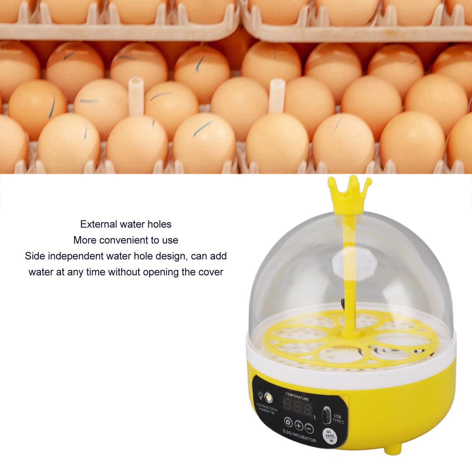 Egg Incubator อุณหภูมิอัตโนมัต - Poultry Incubator บทวิจารณ์และราคา